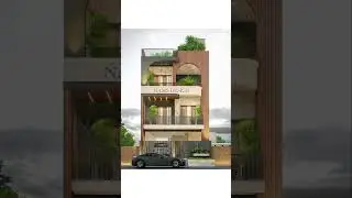 FRONT ELEVATION DESIGN #design #architecture #architect #construction #infrastructure #home #shorts