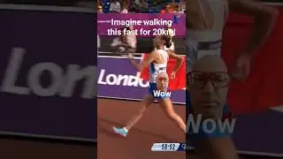 Olympic level #racewalking is insane. Super amazing endurance athletes. #Walking #Olympics