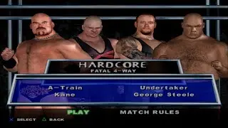 WWE SmackDown! Here Comes the Pain - A-Train,Kane,Undertaker,GeorgeSteele (HARDCORE)