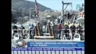 PCG: Salvage operations for USS Guardian to take months