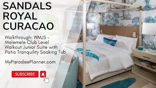Sandals Royal Curacao - Melemele Club Level Walkout Junior Suite with Patio Soaking Tub (WMJS)