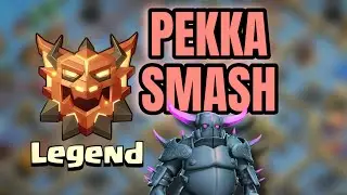 PEKKA SMASH CHALLENGE in LEGENDS League!! (TH18) - Clash of Clans