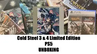 The Legend of Heroes: Trails of Cold Steel III & IV Limited Edition (PS5) Unboxing