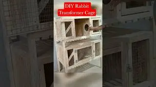 DIY Rabbit Cage Transformer.#rabbit#cage#ideas