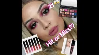 Kylie Cosmetics 21st Birthday Collection Tutorial& Swatches