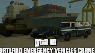 GTA 3 All required vehicles for the Emergency Vehicles Crane collected