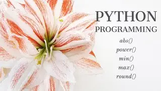 Python Programming: Tutorial 7: abs() | power() | min() | max() | round()