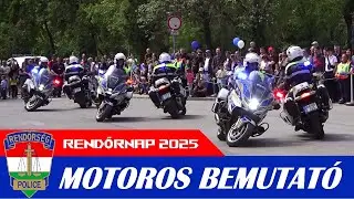 BRFK KLFO motoros karüsszel bemutatója - XII. Országos Rendőr- és Tűzoltónap
