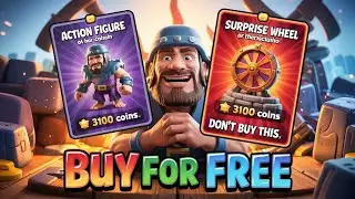 Action Figure VS Surprise Wheel 🤔 clash of clans | coc event update | Action Figure coc | Purchase 🤯