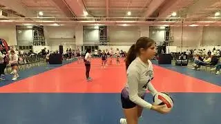 LHVA 14 BLACK TRAVEL VS BOSTON UNITED 14 NATIONAL SET 2 loss 24-24  @ Ball Drop Block Party 1/10/26