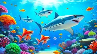 The Best 4K Aquarium 🐠 Explore the Stunning World of Sea Jellyfish and Beautiful Coral Reef Fish.#76