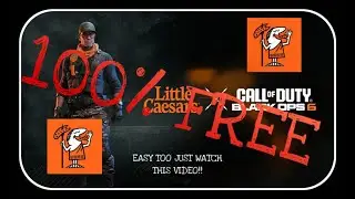 HOW TO UNLOCK LITTLE CAESARS PROMOTION ITEMS 100% FREE (Call Of Duty: Black Ops 6) (2024)