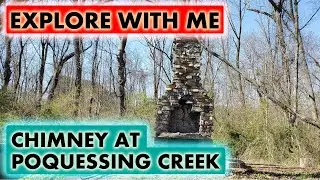 Exploring - Chimney In The Woods, Poquessing Creek, Far Northeast Philadelphia PA