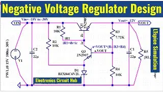 How to Simulate Negative Voltage Regulators in LTSpice: Step-by-Step Guide