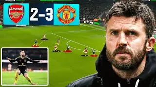 How Carrick's United DEVASTATED Arsenal At The Emirates: A Tactical Anaylsis