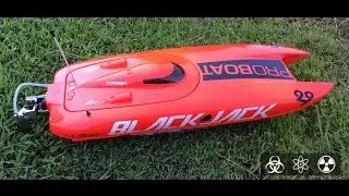First Run on LiPO Blackjack 29 by Proboat