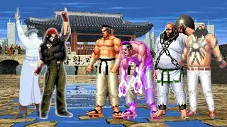 (Mugen World) Mech Ralf Vs Goro Daimon & Chang Team