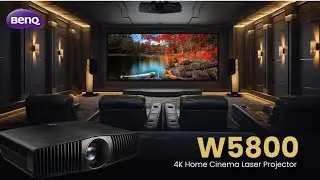 우리집을 극장으로, 벤큐(BenQ) 플래그십 4K 레이저 DLP 프로젝터 W5800