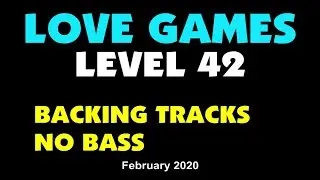Backing Track - LOVE GAMES - Level 42 - NO BASS. TEMPO 109