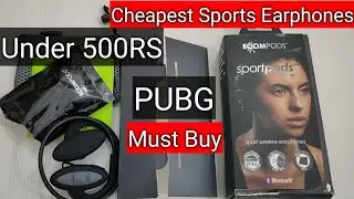 cheapest Bluetooth earphones under 500rs / boompods earphones unboxing and review