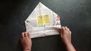 How to make Newspaper cap/Diy Newspaper cap craft