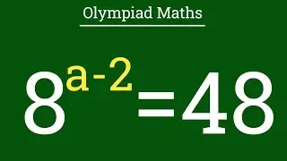 8^a-2=48|USA Olympiad maths question|| can you solve this problem find a=?||