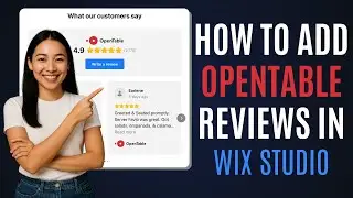 Как добавить отзывы OpenTable в Wix Studio [БЕСПЛАТНО]