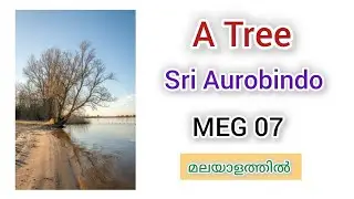 A Tree / Sri Aurobindo / MEG 07 / ignou / Malayalam Explanation / Lit Light 