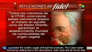 Fidel Castro speaks on prospects of attack in Syria