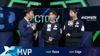 KDM Raise and Edge post Game Interview