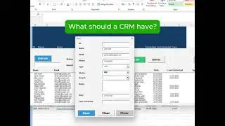 Building a CRM for Freelancers in Excel