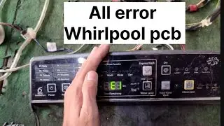 Whirlpool washing machine All error solution (E 1) Error solution