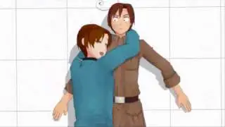 [MMD AP Hetalia] Italy and Romano