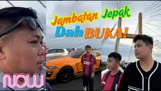 JAMBATAN JEPAK BINTULU / Enggau Urang Begau Nguji Ngelayang Seberai Ngena Jambatan Baru Buka