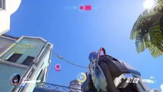 Crazy trick shot with widowmaker