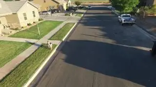 kids chasing drone