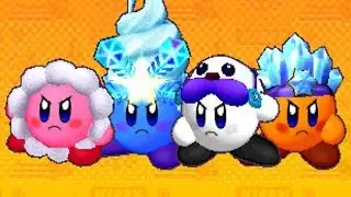 Kirby Battle Royale - All Ice Kirby Headgear & Colors