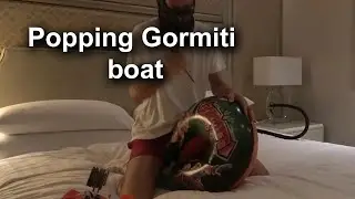 Pop inflatable - Popping the Gormiti Boat in My Hotel Room! 💨🚤 So Relaxing!