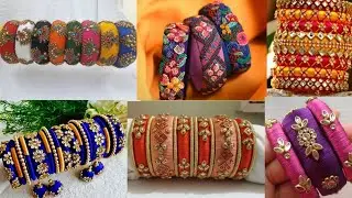 new arrival embroidered Bangles collection|latest trending embroidery Bangles designs ideas