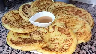 Жареные блинчики лучше бисквитов 👌 Без молока, всего одно яйцо