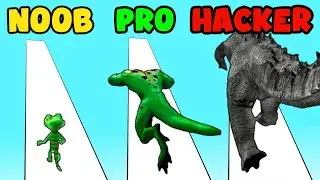 NOOB vs PRO vs HACKER | In Kaiju Run | B8 Gamer