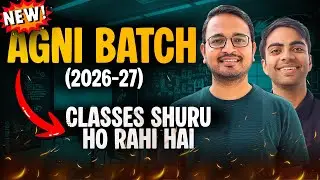 New Agni Batch 2026-27 की Class शुरू होने वाली है | Sunday Warta | Learn And Share
