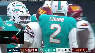 WE ARE BACK!! Commanders vs Dolphins reaction. (We suck)