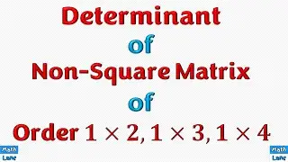 Determinants of  Non-Square Matrices of Orders 1 x 2 , 1 x 3  and 1 x 4: