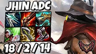 Jhin ADC vs Jinx / Korea Grandmaster / Patch 13.9 / Season 13 [ 18 / 2 / 14  ] 💥