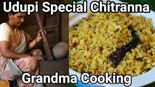 Grandma Cooking Udupi Style Masala Chitranna - Village Style | Veg Masala Rice - Breakfast & Lunch