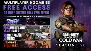 Black Ops Cold War Live + Free Access Starts Tomorrow and Double XP weekend coming up