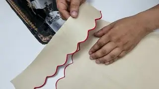 Beautiful Cutwork Trouser Design Cutting and Stitching