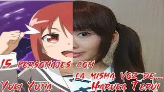 15 Personajes con la misma voz de.............Haruka Terui  (Yuki Yuna) | &iquest;Cabeza hueca natural?