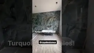 Turquoise Onyx Porcelain Tile #onyx #onyxtiles #porcelaintiles #porcelain #onyxporcelain #roya
